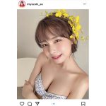 『暴太郎戦隊ドンブラザーズ』で悪のヒロイン・ソノニを演じる宮崎あみさ、チューブトップ水着で透明デコルテ披露