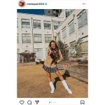 みちょぱ（池田美優）、リアル制服姿で気分は現役ギャルJK！「まだまだJK全然イケる」