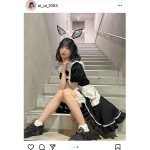 「わんふぁす！」佐野初花、美脚に釘付けなうさ耳メイドコス披露！