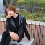 【写真特集】新唯(あらたゆい)、ブラックコーデで美脚アピール!オートサロン会場で一番と噂の美女がSUPERGT500レースクイーンに決定。