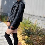 【写真特集】新唯(あらたゆい)、ブラックコーデで美脚アピール！オートサロン会場で一番と噂の美女がSUPERGT500レースクイーンに決定。