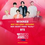 BTS、米「iHeartRadio Music Awards」で2冠