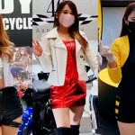 華麗なコンパニオンが美脚アピールの衣装で２日目を盛り上げる！＜東京モーターサイクルショー2022＞