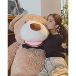 石川恋、相方特大テディベアをハグする姿などに悶絶の声