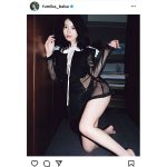 馬場ふみか、スケスケなワンピースで生脚披露！「刺激が強すぎる」