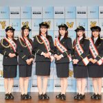 超ときめき♡宣伝部が一日警察署長に!『前みて右みて左みて』をパフォーマンス