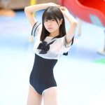 Milky✳︎Sphene・星河澪乃、スクール水着で反射する透明肌にうっとり！＜SUMMERLAND IDOL CARNIVAL＞