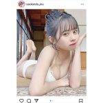 #ババババンビ・近藤沙瑛子、まっさら水着で放つ透明肌にファンうっとり「魅力にメロメロですよ」