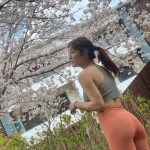 今野杏南、トレーニングウェア姿で桜開花を報告！見えがるヘルシーボディに「100点満点のスタイル」
