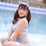 【写真特集 7枚】ヘルメス・ミズキ、猫耳＆白タイツで魅せる水着姿披露！＜SUMMERLAND IDOL CARNIVAL＞