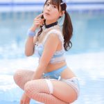 【写真特集 7枚】ヘルメス・ミズキ、猫耳＆白タイツで魅せる水着姿披露！＜SUMMERLAND IDOL CARNIVAL＞