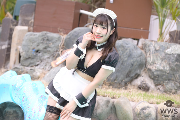 【写真特集】綺星★フィオレナード・木咲りん、メイド＆チャイナドレス風ビキニで美バスト全開！＜SUMMERLAND IDOL CARNIVAL＞