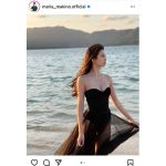 モー娘。牧野真莉愛、まるで湖畔のヴィーナス！透け感ドレスで健康美スタイル披露