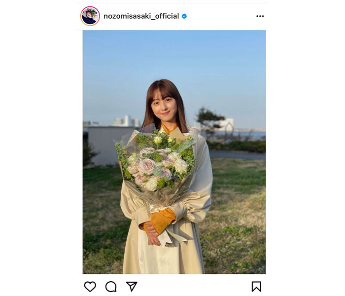 佐々木希、めちゃかわ写真にキュン！ニッコリ天使の微笑みで話題の主演ドラマクランクアップ報告