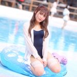 煌めき☆アンフォレント・穂村ゆうか、プールにきらめくスクール水着姿に熱視線！＜SUMMERLAND IDOL CARNIVAL＞