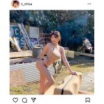 辻りりさ、ふっくらバストとスレンダーボディで魅せるメリハリ美ボディに反響ぞくぞく！