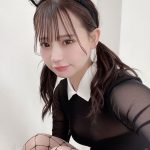 NMB48・和田海佑、セクシーな透け感衣装にドキドキなバニーコス披露