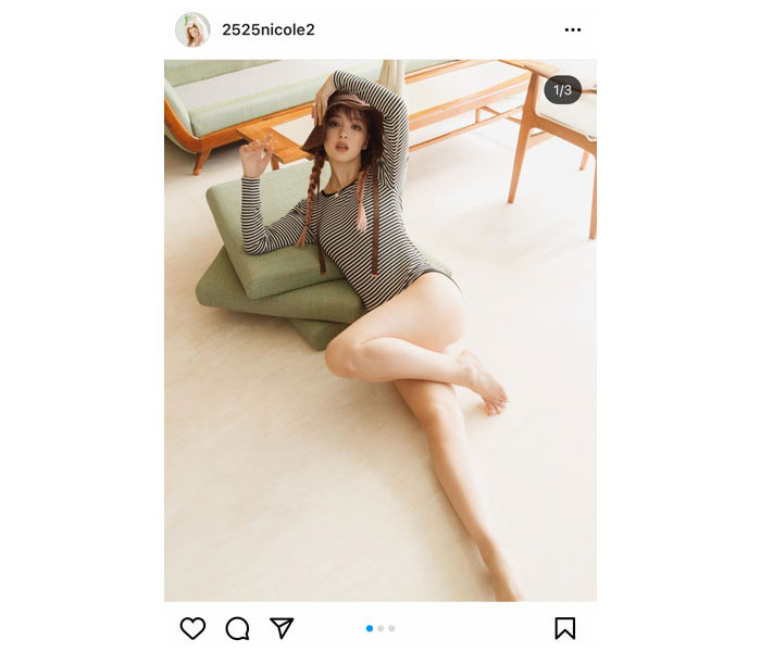 藤田ニコル、脚線美あらわなボディスーツ姿を大胆披露「スタイル最高〜！」「にこるんの久々セクシー」とファン歓喜！