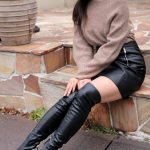 【2021ベストオブミス東京代表】岡林美空さん、ブラックコーデに初挑戦で美脚をアピール！「ベストオブミスへの挑戦がコロナ禍だからできたこと」