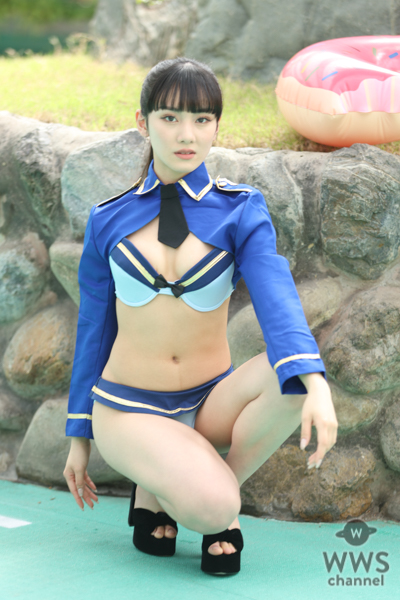 劇団4ドル50セント・長谷川晴奈、船長をイメージしたセクシーな水着で登場！＜SUMMERLAND IDOL CARNIVAL＞