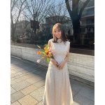 石川恋、夏にぴったりな楊柳シャーリングワンピ姿のオフショットを公開