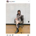 NMB48・川上千尋、タイトワンピースでボディライン&生脚あらわに！「色気増し増しですね」