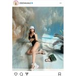 藤田ニコル、ハイウエストの水着ポートレートを公開「めちゃめちゃスタイル綺麗」