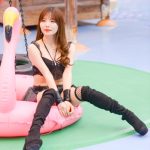【写真特集 9枚】スリジエ・美南衣里、ロングブーツ×水着の大人セクシーな姿で釘付け！＜SUMMERLAND IDOL CARNIVAL＞