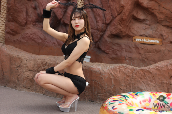 【写真特集 13枚】トゥラブ・神谷泉水、セクシー黒うさぎ姿で際立つ透明肌！＜SUMMERLAND IDOL CARNIVAL＞