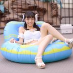 【写真特集 5枚】松山あおい、淡いブルーのビキニ姿で可憐な微笑みを届ける！＜SUMMERLAND IDOL CARNIVAL＞