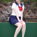 【写真特集 10枚】Happink Lip Makeup・姫川さやね、セーラー服で魅せる生脚に熱視線!<SUMMERLAND IDOL CARNIVAL>