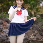 【写真特集 10枚】Happink Lip Makeup・姫川さやね、セーラー服で魅せる生脚に熱視線！＜SUMMERLAND IDOL CARNIVAL＞