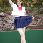 【写真特集 10枚】Happink Lip Makeup・姫川さやね、セーラー服で魅せる生脚に熱視線！＜SUMMERLAND IDOL CARNIVAL＞