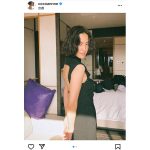 中村アン、ざっくり開きドレスで美背中披露