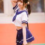 W.（ダブルヴィー）・なつか、セーラー服×ポニーテールで季節を飛び越える！＜SUMMERLAND IDOL CARNIVAL＞