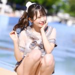 【写真特集 10枚】にゅ〜わ・桜井もも、刺激的な透けセーラー服に熱視線！＜近代麻雀水着祭2022＞