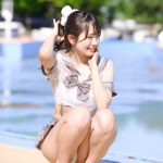 【写真特集 10枚】にゅ〜わ・桜井もも、刺激的な透けセーラー服に熱視線！＜近代麻雀水着祭2022＞