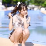 【写真特集 10枚】にゅ〜わ・桜井もも、刺激的な透けセーラー服に熱視線！＜近代麻雀水着祭2022＞