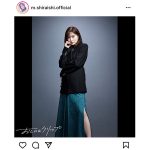 白石麻衣「美の完全体」、スリットから美脚のぞかせたポートレートに絶賛の声！