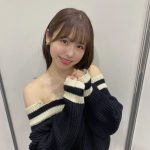 SKE48・佐藤佳穂、気になるオフショルニット姿にファンどぎまぎ「ハマりにきちゃえば」