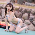 【写真特集 13枚】ぷらしゅが・月美うみ、高めツインテールで視線を惹く水着ショットで魅了！＜SUMMERLAND IDOL CARNIVAL＞