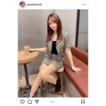 17Liverぷーちゃん、美脚眩しいミニスカコーデで魅了「ミニスカ最高」「見惚れる美脚」とファン歓喜！