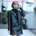 ハイトーンショートが鮮やかな藤本南(dela)、セクシーなブラックコーデで 絶対領域アピール！「これから韓国っぽい雰囲気を目指していきたい」