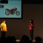 元AKB48・平嶋夏海、元SKE48・梅本まどか、元アイドル同士でバイクへの思いを語る！＜第１回名古屋モーターサイクルショー＞