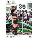 レースクイーン・霧島聖子、セクシーすぎるミニ丈衣装でネコ耳ショット公開！