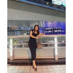 石川恋、『THE 渋谷の夜』で撮影した大人の色気溢れる黒リブニットワンピ姿を公開