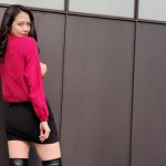 フェリス女学院大学・難波遥さん、クールなミニスカコーデで美脚アピール! 「大学4年間を誰よりも挑戦に溢れた密度の濃い時間にしたかった」 <2020ミスユニバーシティ日本大会グランプリ>