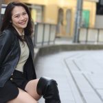 フェリス女学院大学・難波遥さん、クールなミニスカコーデで美脚アピール！ 「大学4年間を誰よりも挑戦に溢れた密度の濃い時間にしたかった」 ＜2020ミスユニバーシティ日本大会グランプリ＞