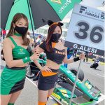 レースクイーン・霧島聖子、セクシーすぎるミニ丈衣装でネコ耳ショット公開！