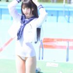 【写真 6枚】FariaClown・金子明日香、脱ぎかけパーカーのセクシーポーズで魅了！＜近代麻雀水着祭2022＞